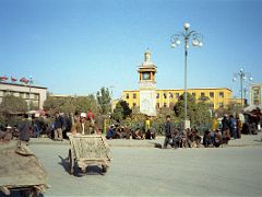 05 Kashgar Id Kah Square And Clocktower In 1993